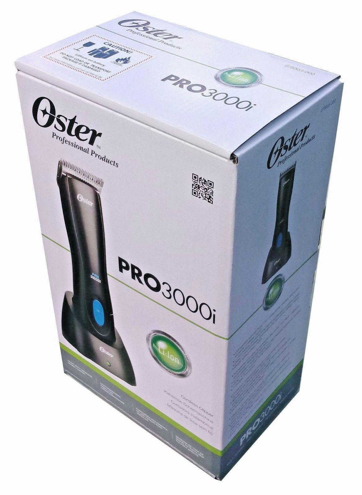 Oster Professional PRO3000i Cordless Clipper Li+Ion Lithium 078003-000