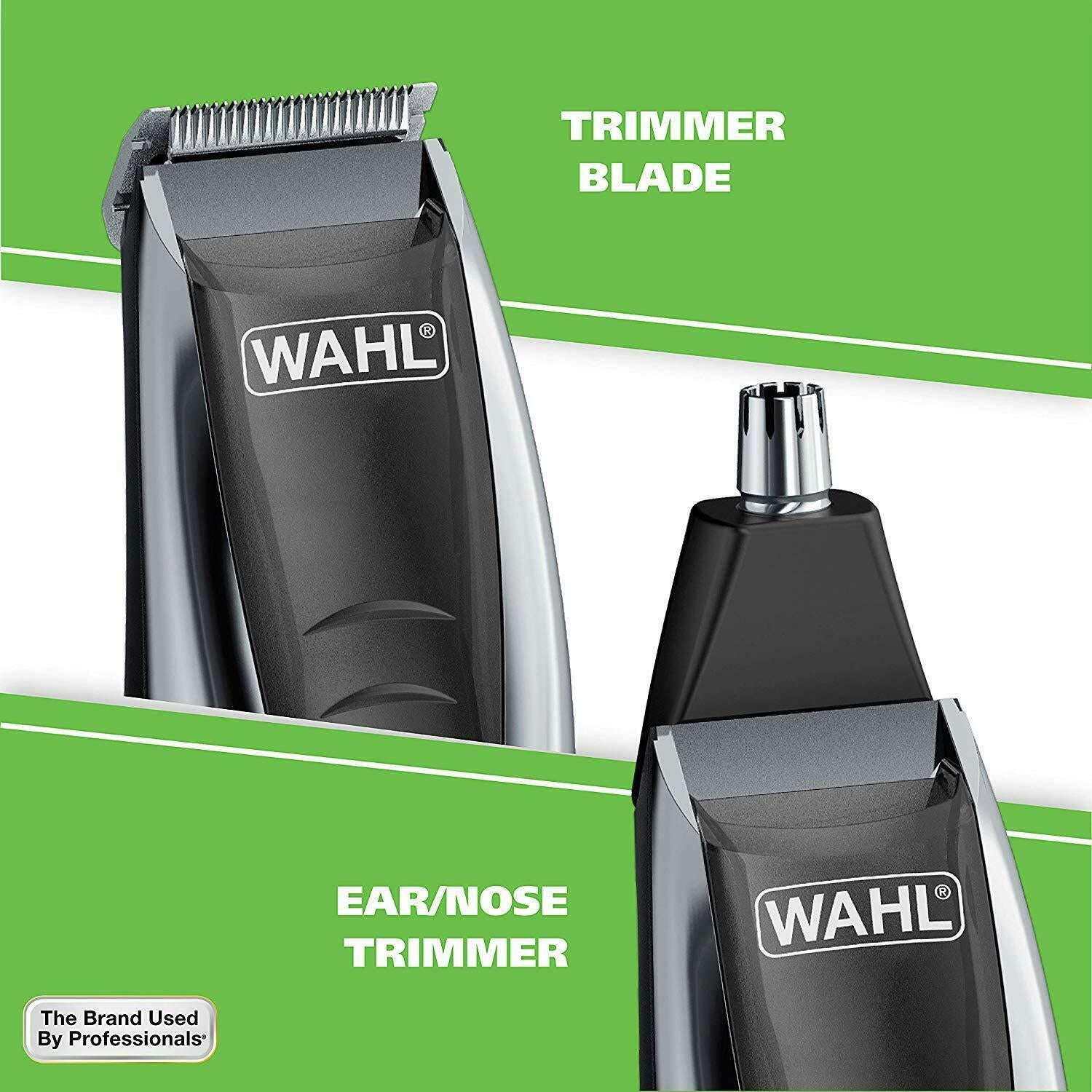 Wahl Vacuum Beard Trimmer Hair Clipper Electric Shaver Battery Shaving Machine