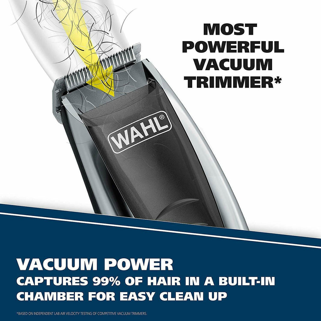 Wahl Vacuum Beard Trimmer Hair Clipper Electric Shaver Battery Shaving Machine