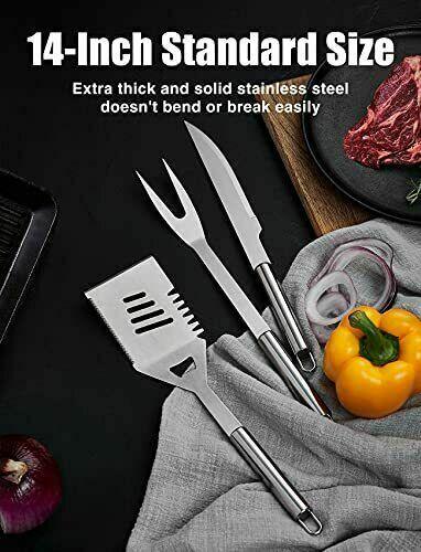 Veken BBQ Grill Accessories,Utensils for Barbecue Indoor Outdoor