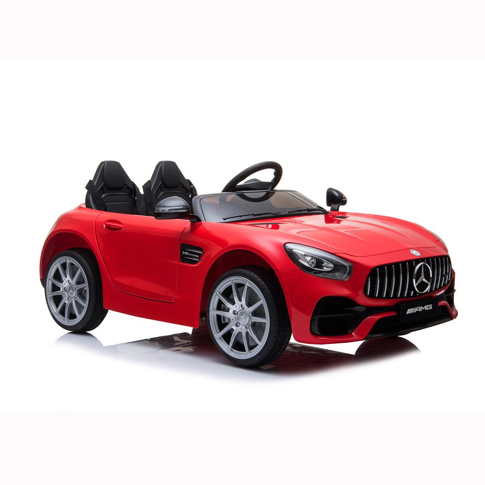 kids Ride On Toys 12 Volt Car, URHOMEPRO Electric Power Wheels Car, Ride On Cars for 3-6 Years Toddlers, Ride On Truck Car w/ Remote Control, 3 Speeds, Spring Suspension, LED Light, Red, W5704