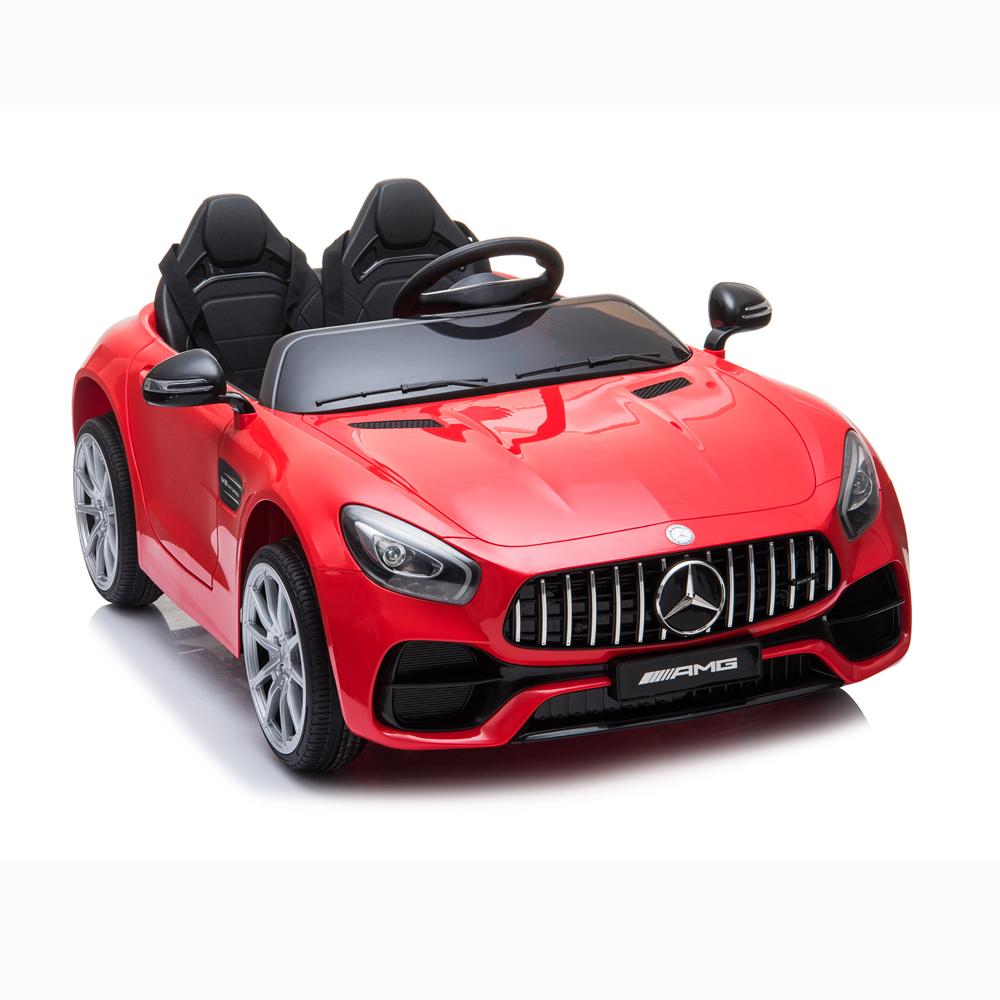 kids Ride On Toys 12 Volt Car, URHOMEPRO Electric Power Wheels Car, Ride On Cars for 3-6 Years Toddlers, Ride On Truck Car w/ Remote Control, 3 Speeds, Spring Suspension, LED Light, Red, W5704