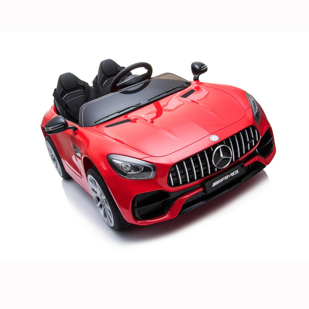 kids Ride On Toys 12 Volt Car, URHOMEPRO Electric Power Wheels Car, Ride On Cars for 3-6 Years Toddlers, Ride On Truck Car w/ Remote Control, 3 Speeds, Spring Suspension, LED Light, Red, W5704