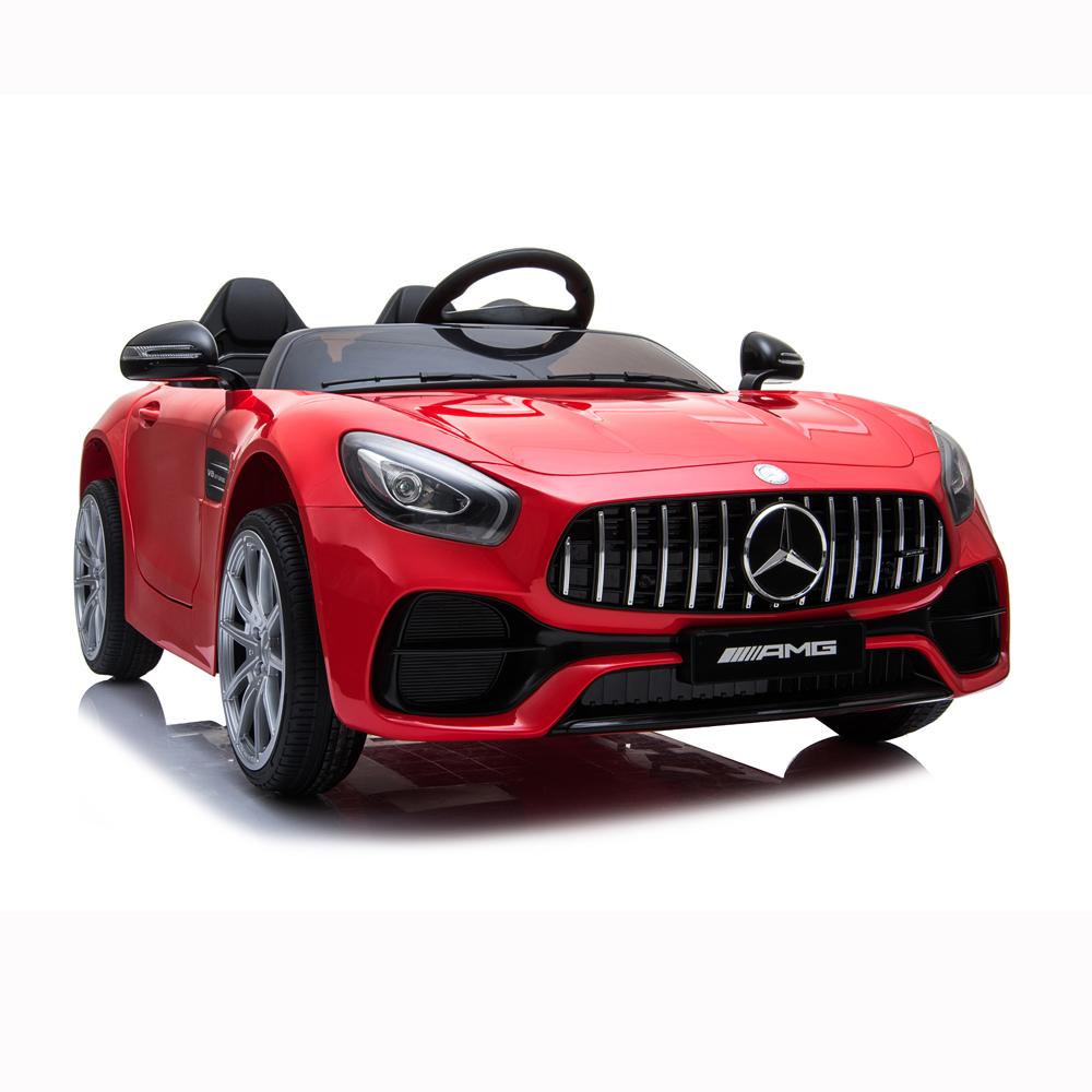 kids Ride On Toys 12 Volt Car, URHOMEPRO Electric Power Wheels Car, Ride On Cars for 3-6 Years Toddlers, Ride On Truck Car w/ Remote Control, 3 Speeds, Spring Suspension, LED Light, Red, W5704