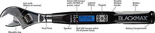 CPS BLACKMAX BTLDTW Adjustable Electronic Torque Wrench