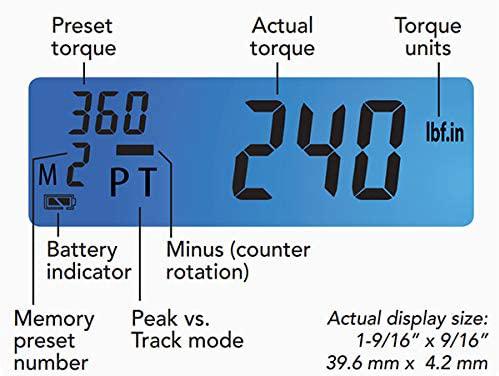 CPS BLACKMAX BTLDTW Adjustable Electronic Torque Wrench