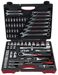KANJJ-YU Wrench Professional Hand Tool Set Industrial Auto Repair Tools Set 1/4 1/2 Socket Set Ring/Open Combination Tools Ratchet Wrenches