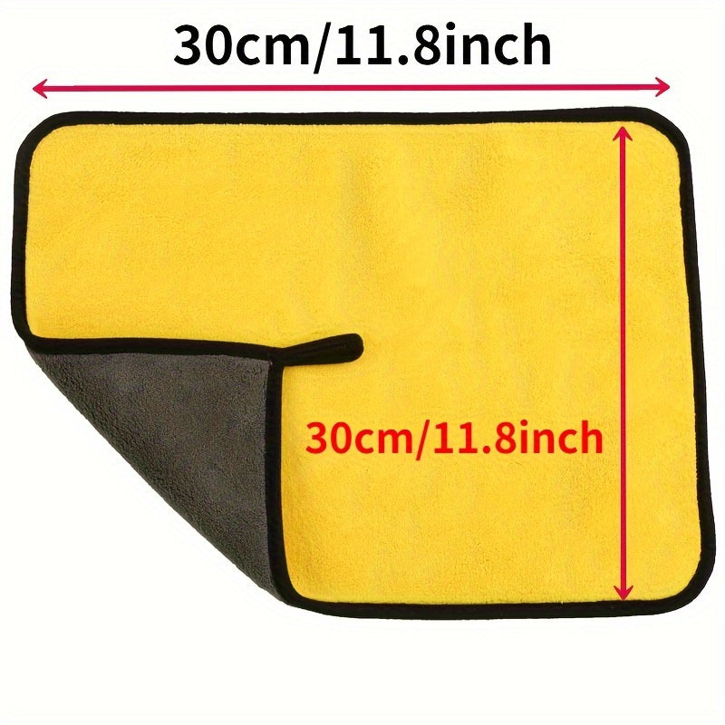 Super-Absorbent Double-Sided Car Wash Towels - -Drying And Ready To Use!