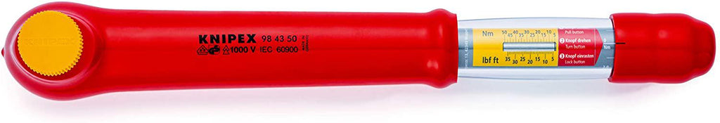 Knipex 98 43 50 Torque Wrenches insulated 1/2" 5-50Nm