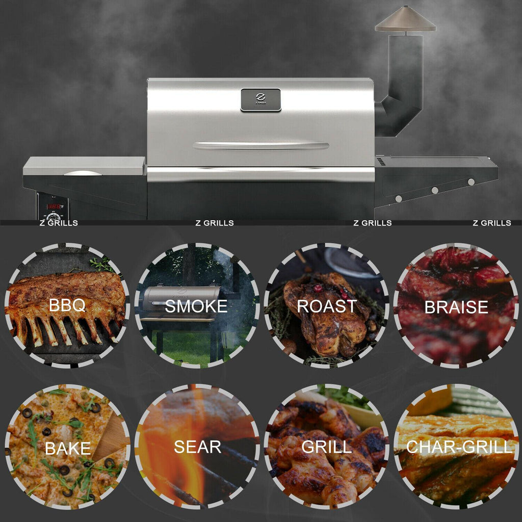 ZPG-L6002E Outdoor CooPellet Grill BBQ Smoker Digital Control