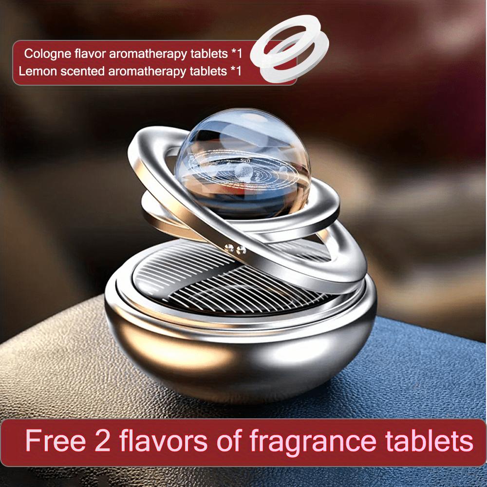 Car Air Freshener Solar Rotating Fragrance Decoration Car Interior Accessories Women Men Original Flavored Perfume Diffuser