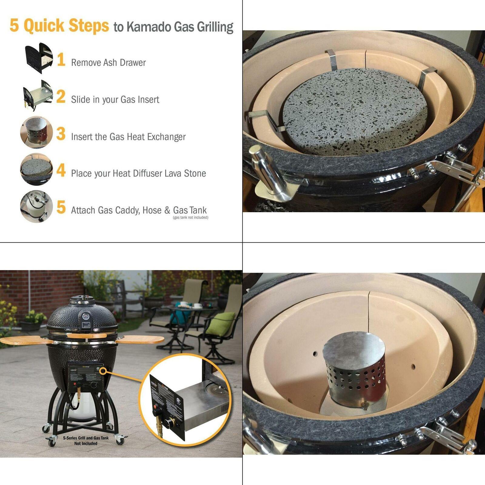 changas insert for s-series kamado grill