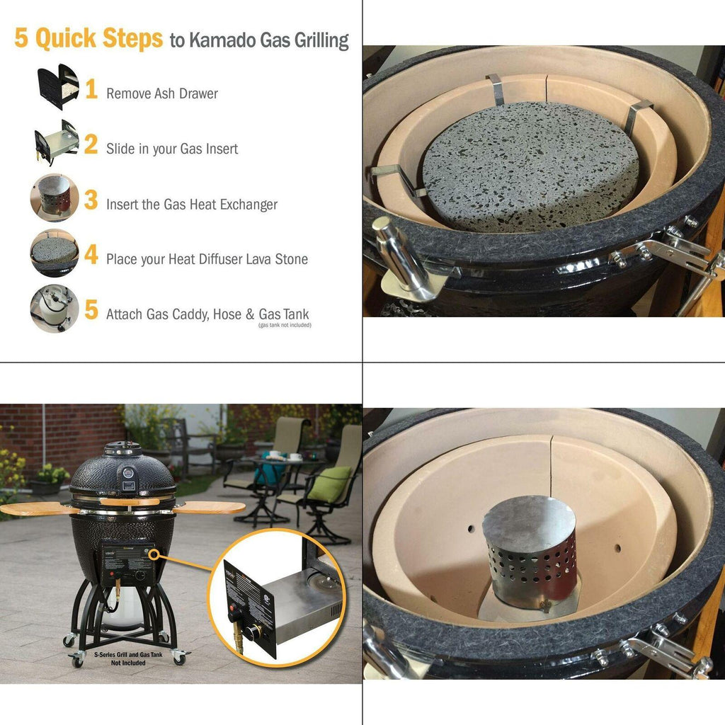 changas insert for s-series kamado grill