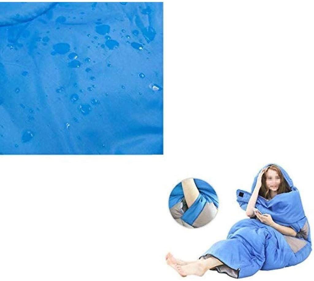 SKR FSGHJJKN Cotton Hollow Cotton Sleeping Bags for Camping, 3-Season Warm and Comfortable Adult Sleeping Bag