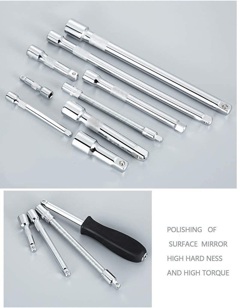 FMOBSLBBZY Car Repair Tool Ratchet Torque Wrench Spanner Screwdriver Socket Set Combo Tools Kit Bicycle Auto Repairing Tool Mechanic Tool,Hand Tool Sets