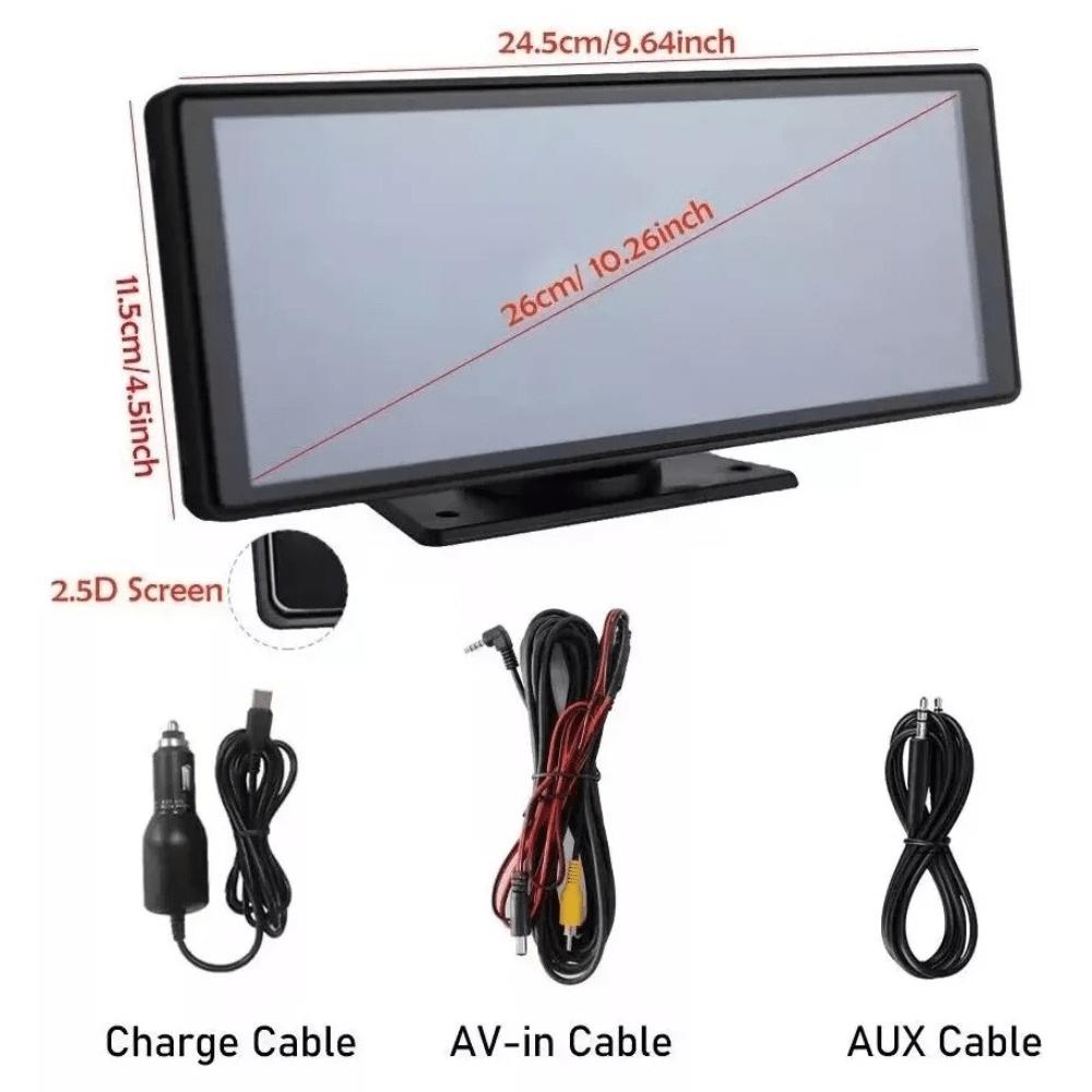 1pc For Head 10.26inch Universal Video Autor Adiotouch Screen Car Stereo  Car DVD Player