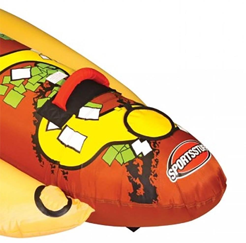 Sportsstuff Hot Dog 3 Person Inflatable Boat Lake Water Towable Tube (2 Pack)