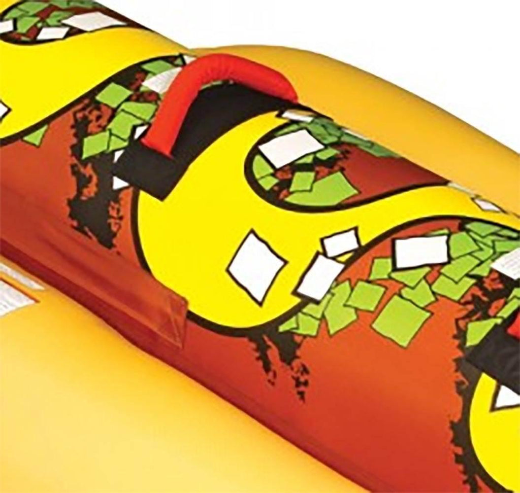 Sportsstuff Hot Dog 3 Person Inflatable Boat Lake Water Towable Tube (2 Pack)