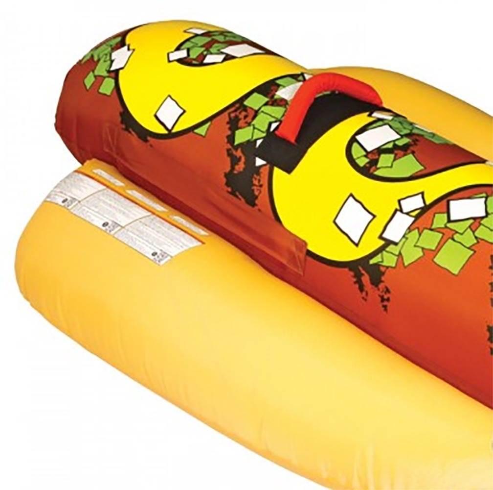 Sportsstuff Hot Dog 3 Person Inflatable Boat Lake Water Towable Tube (2 Pack)