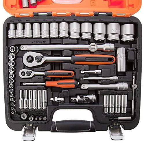 Bahco Socket Set 91 Piece 1/4 &amp; 1/2 Drive - S910