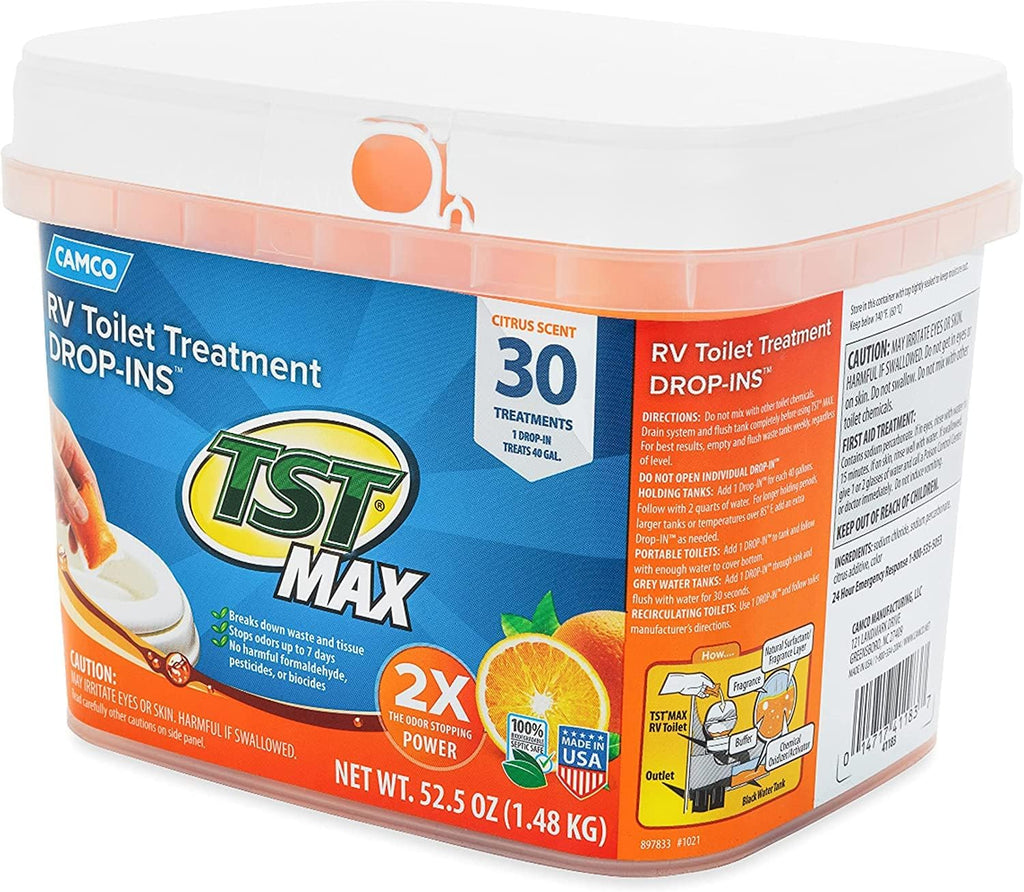 Camco TST MAX RV Toilet Treatment Drop-INs