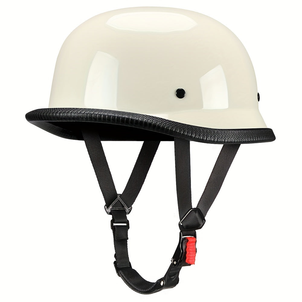 Motorcycle Helmet German Motorciker  Motorcycle Open Face Moto Retro Half Helmet Chopper Biker DOT Size M-XXL