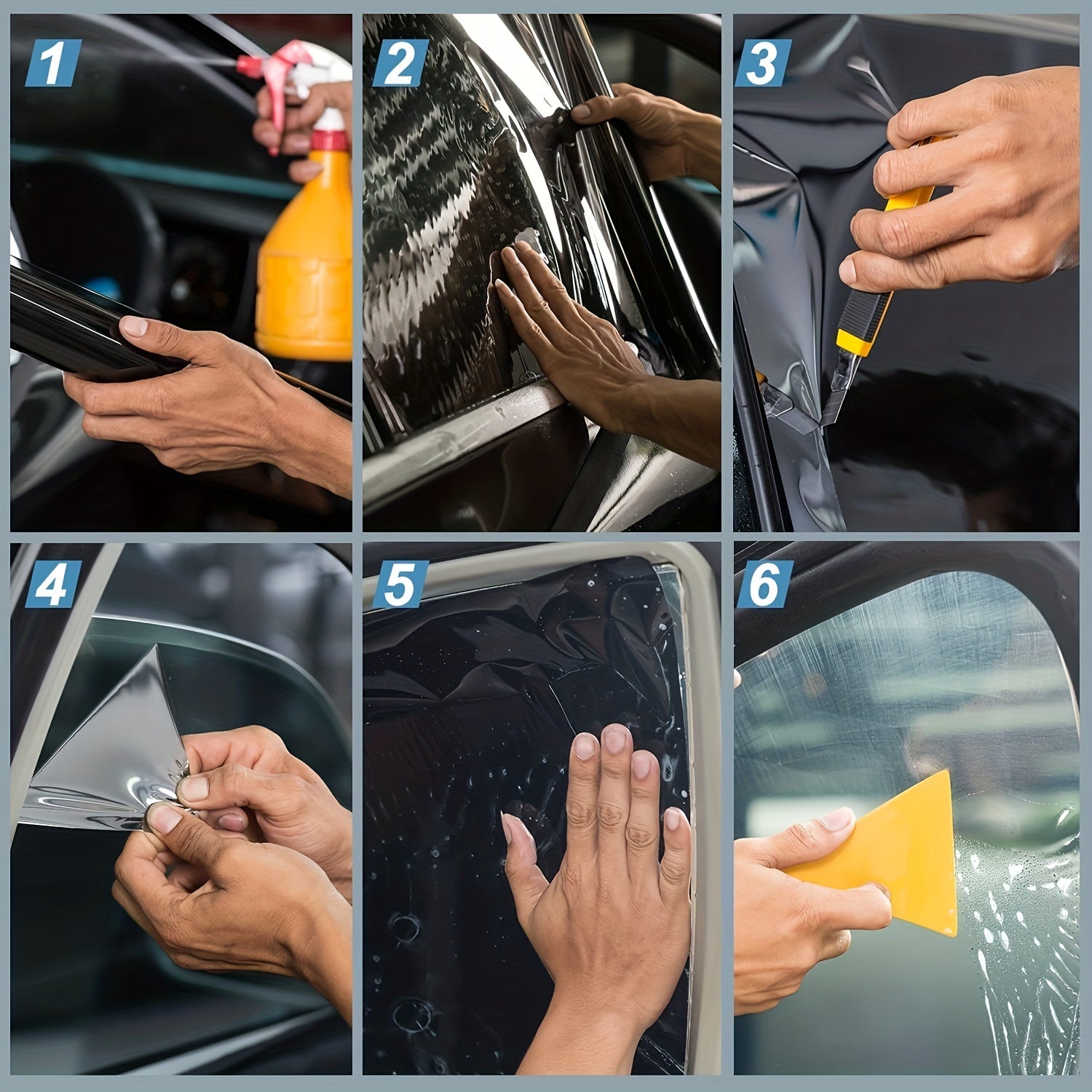 Window Tint Film For Cars, Car Window Tint Window Privacy Film, Car Shade Front Windshield, Heat &amp; UV Block And Scratch Resistant