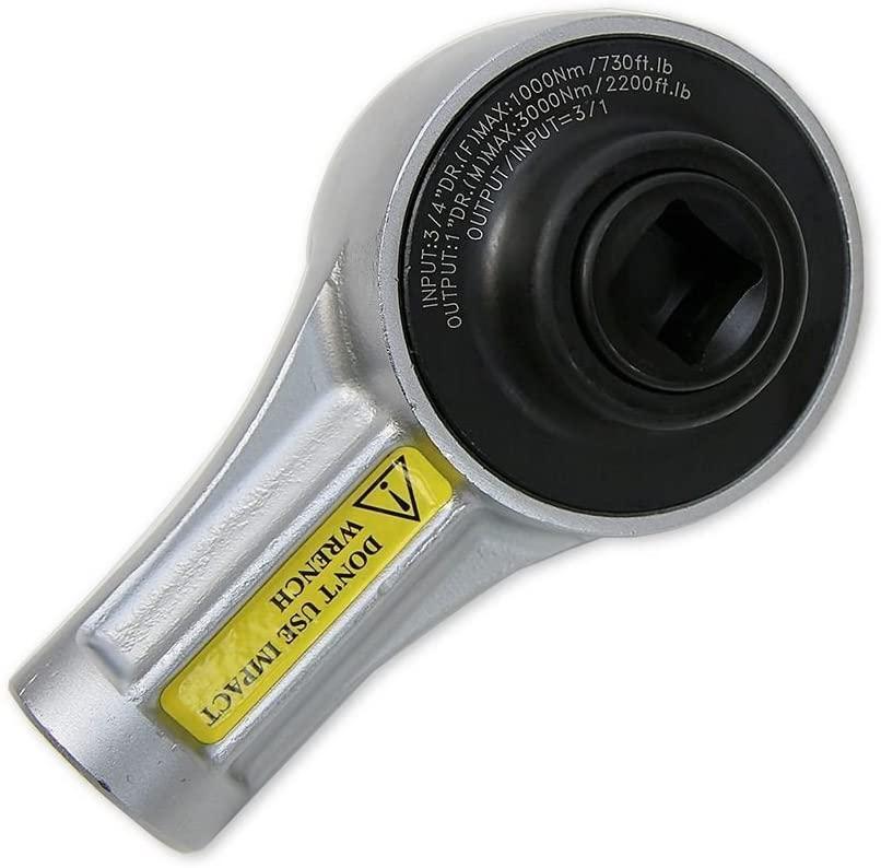 Stark 3/4" x 1" Torque Multiplier Power Wrench 2200 ft.lb Heavy Duty Torque Wrench Hand Tool with Carrying Case