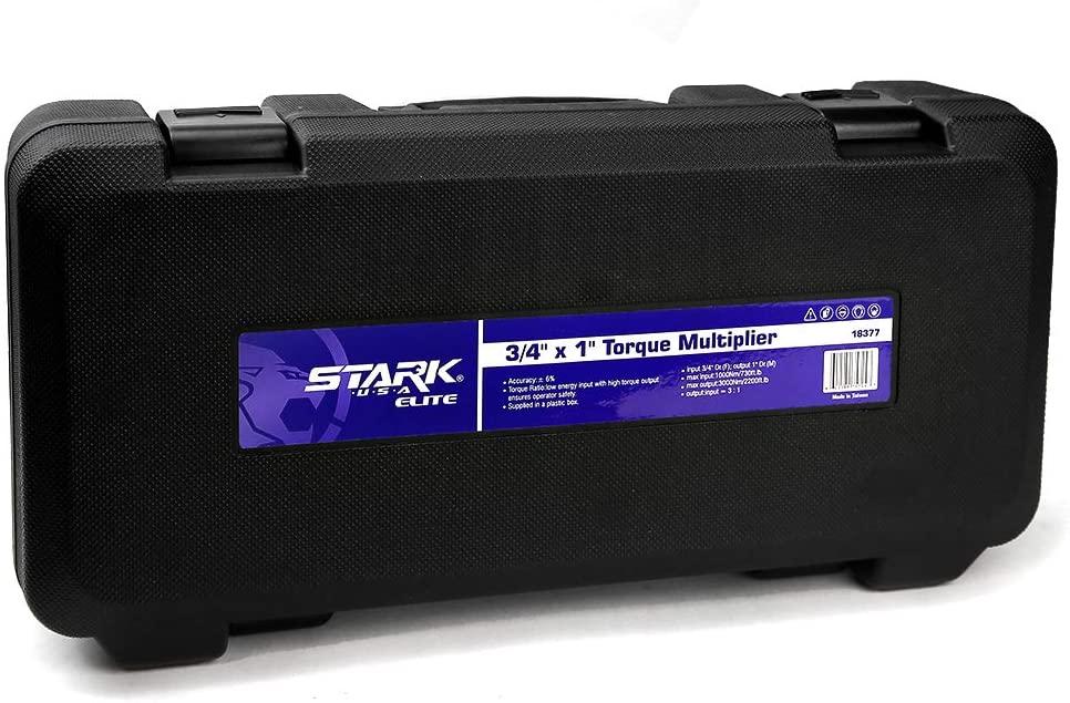 Stark 3/4" x 1" Torque Multiplier Power Wrench 2200 ft.lb Heavy Duty Torque Wrench Hand Tool with Carrying Case
