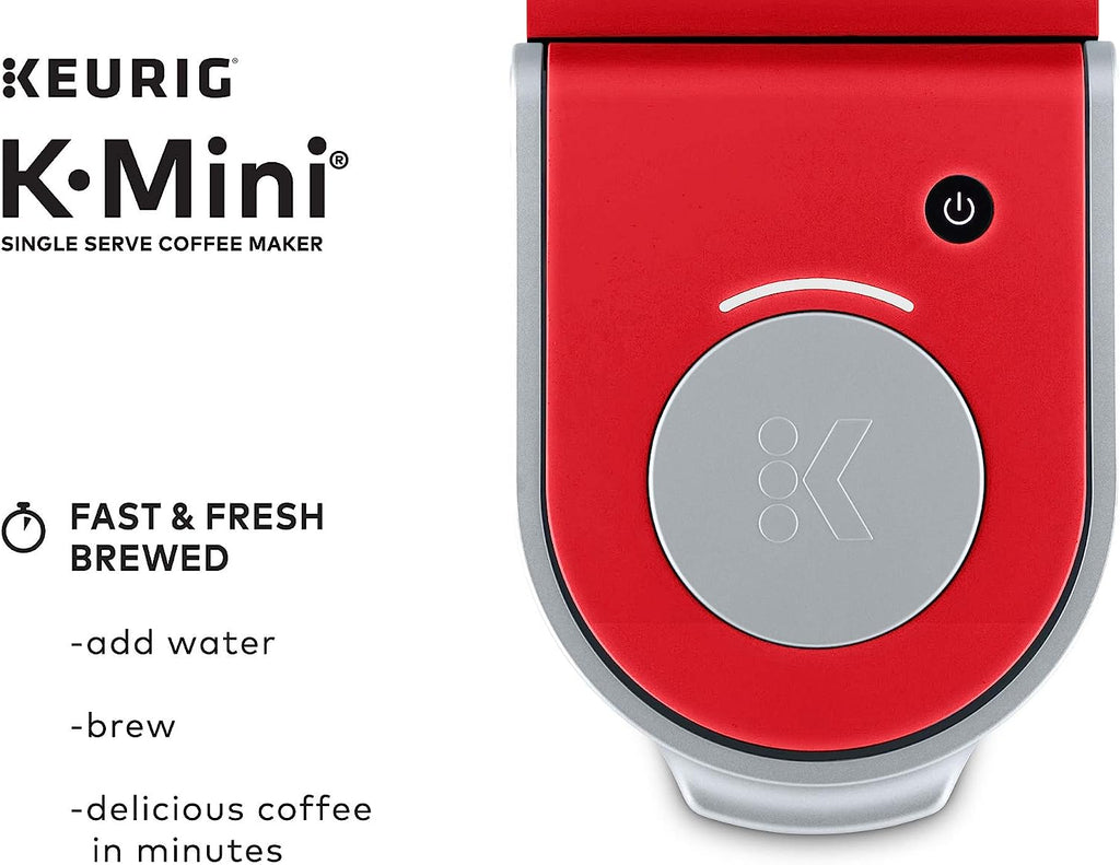 Keurig K-Mini Single Serve K-Cup Pod Coffee Maker, Poppy Red