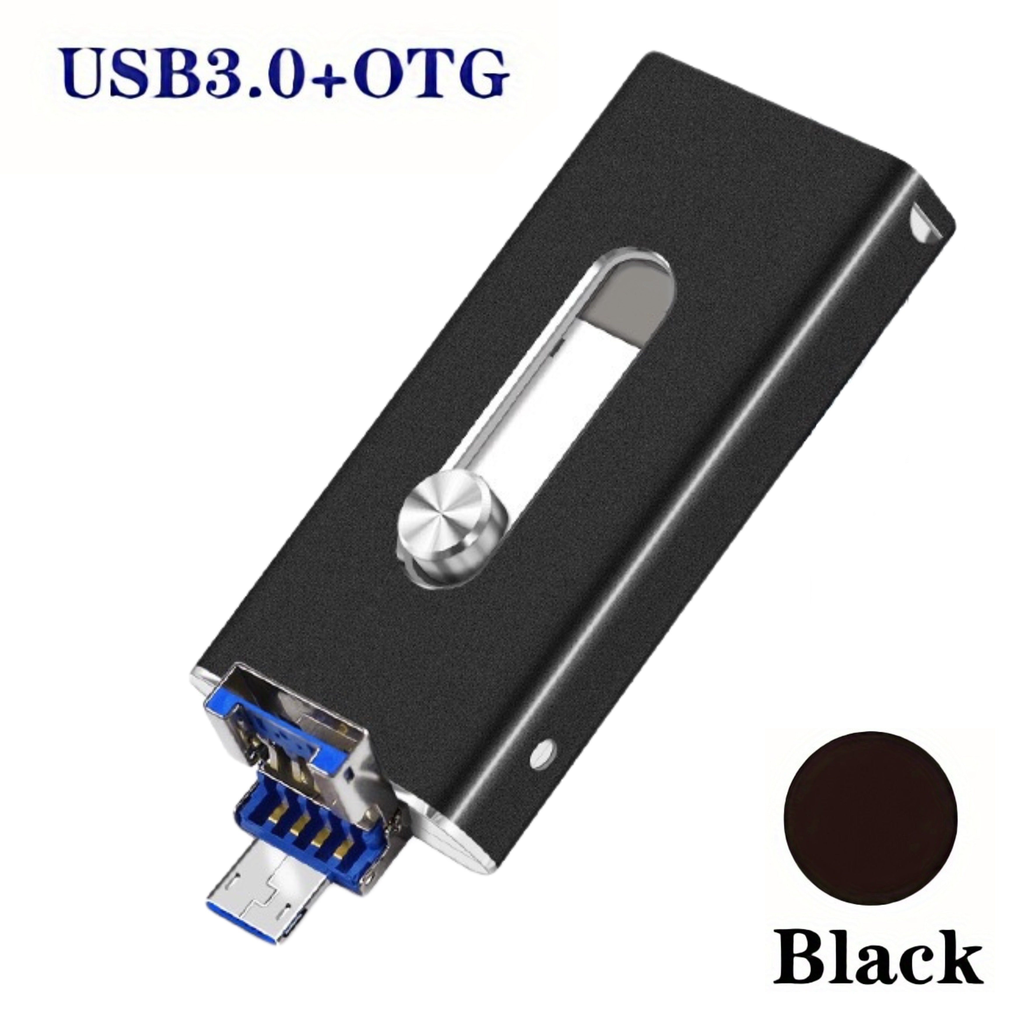 USB Flash Drive 3.0  Photostick, High Speed Sticks External StoraPen Drive For Phone/Pad/Android/PC, Copy Photo Videos Files With One Click.
