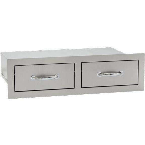 30-Inch  Steel Flush Mount Horizontal Double Access Drawer