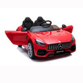 Toy Cars for Kids, Mercedes-Benz AMG GT Dual Motor Electric Power Cars Toys for 2-6 Year Old Boys Children 2 Seats 12V Ride on Car Christmas Birthday Gift for Kids Red
