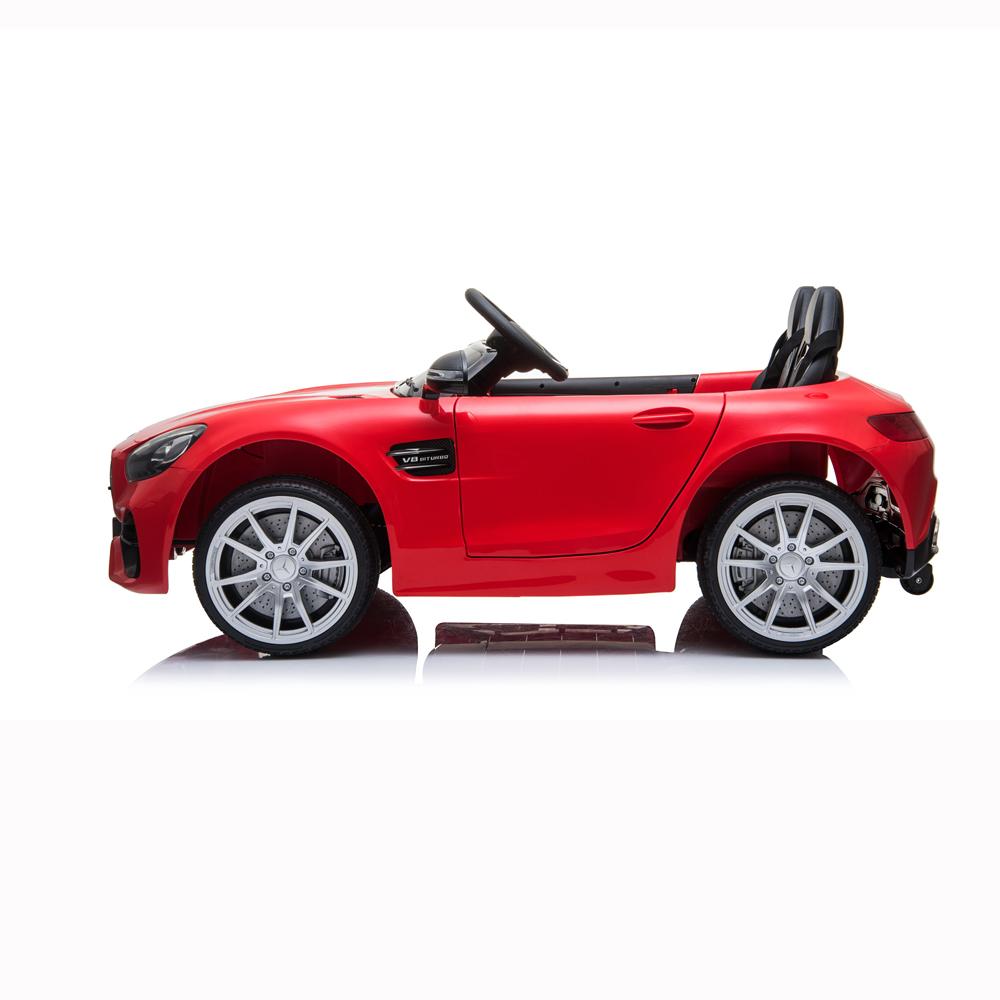 Toy Cars for Kids, Mercedes-Benz AMG GT Dual Motor Electric Power Cars Toys for 2-6 Year Old Boys Children 2 Seats 12V Ride on Car Christmas Birthday Gift for Kids Red
