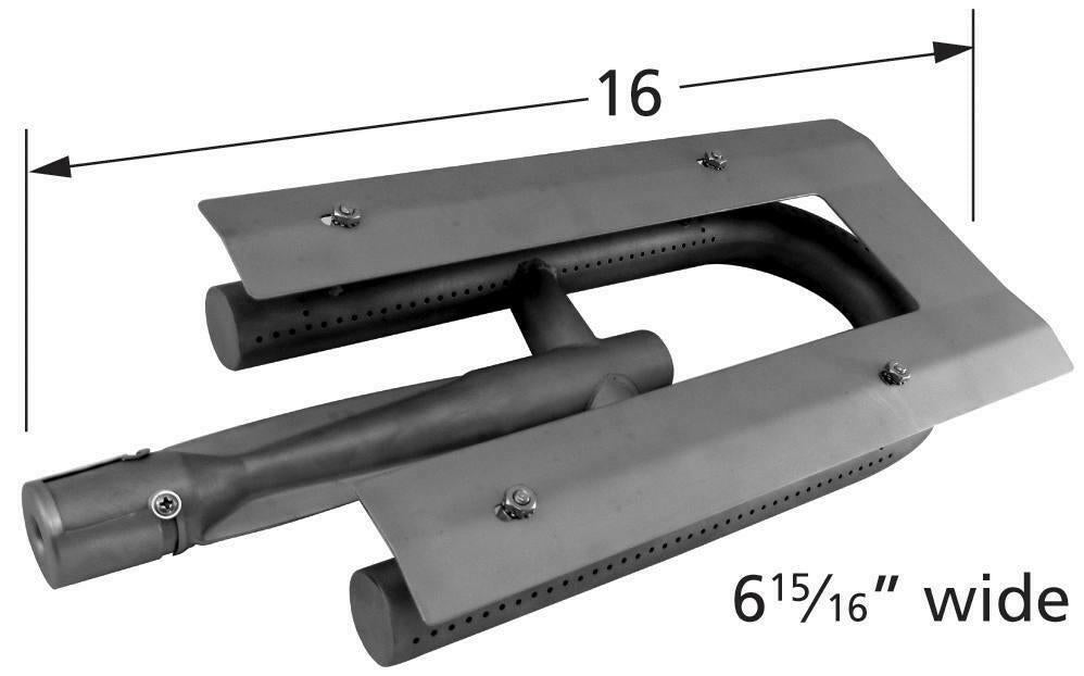 Steel Center-Fed Pipe Grill Burner 10341
