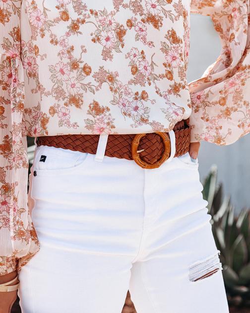 Rosaria Woven Buckle Belt