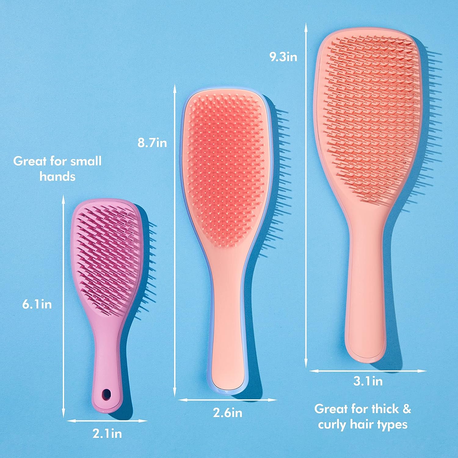 Tangle Teezer The Ultimate Detangling Brush, Dry and Wet Hair Brush Detangler for All Hair Types, Apricot Blaze