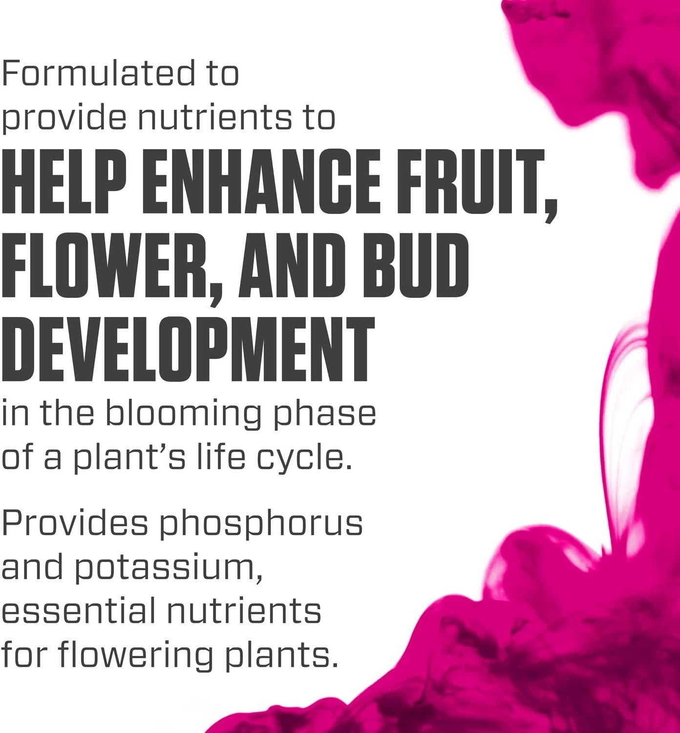 Botanicare Hydroplex Bloom - Bloom Enhancing Nutrients, Recommended for Hydroponics, Soil, and Soilless Gardens, 1 gal.