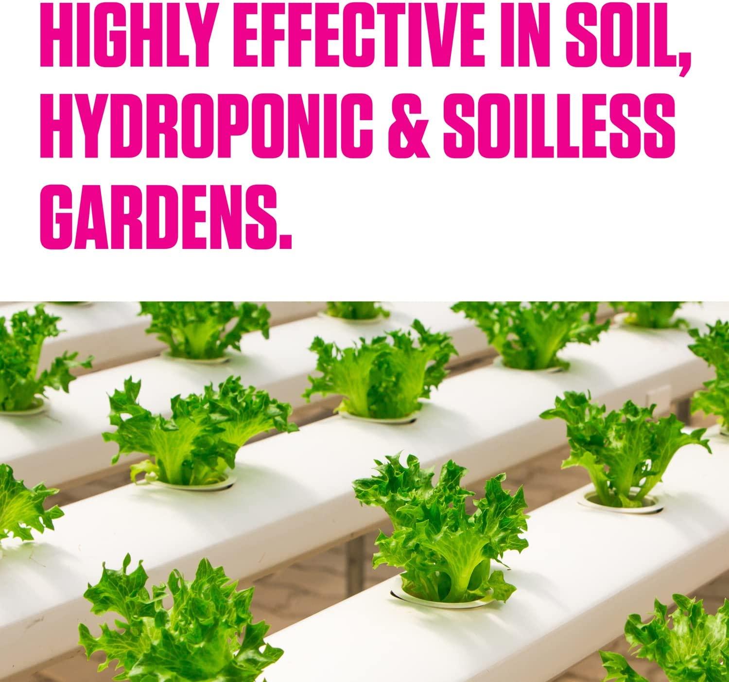 Botanicare Hydroplex Bloom - Bloom Enhancing Nutrients, Recommended for Hydroponics, Soil, and Soilless Gardens, 1 gal.
