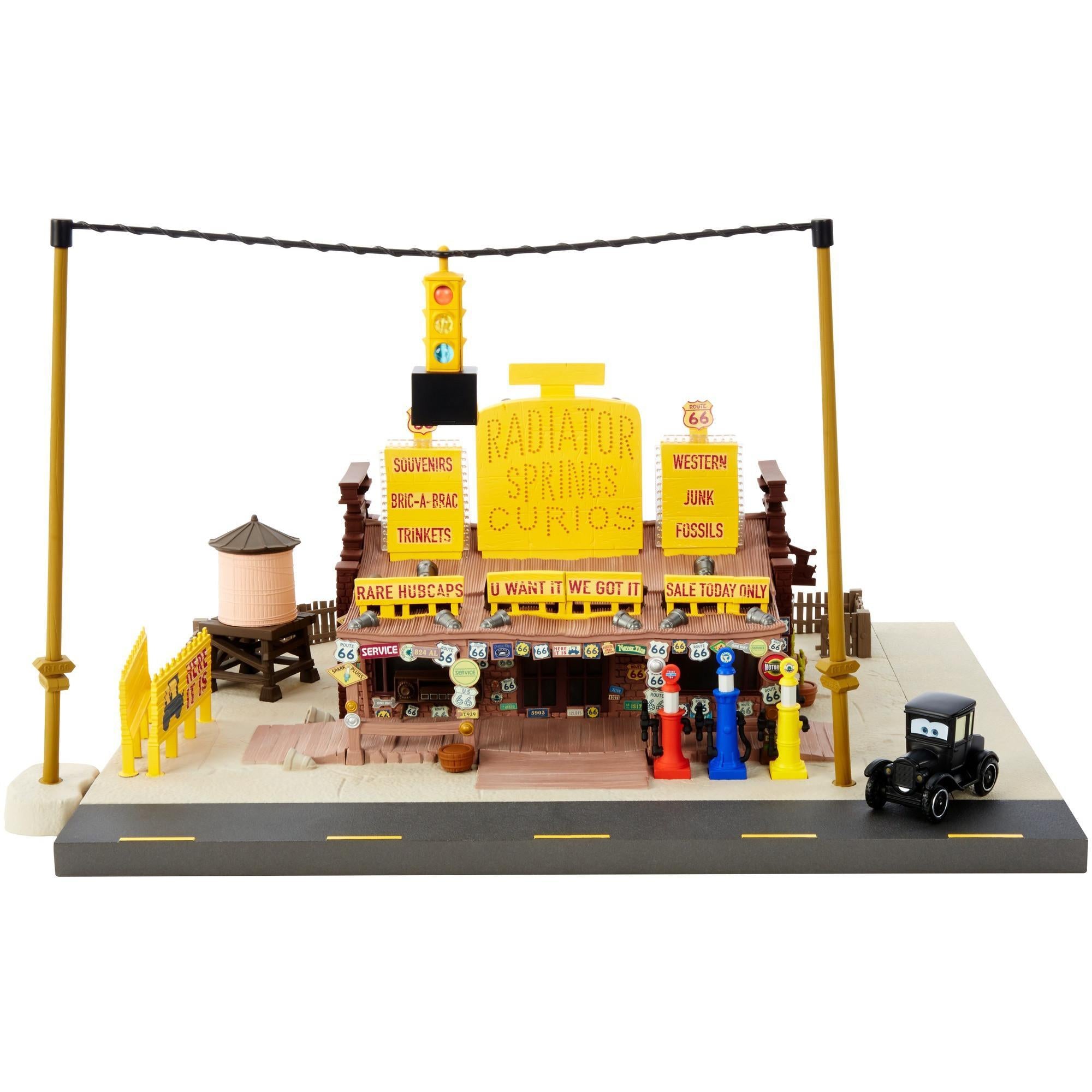 /Pixar Cars Precision Series Lizzie's Curios Shop Playset