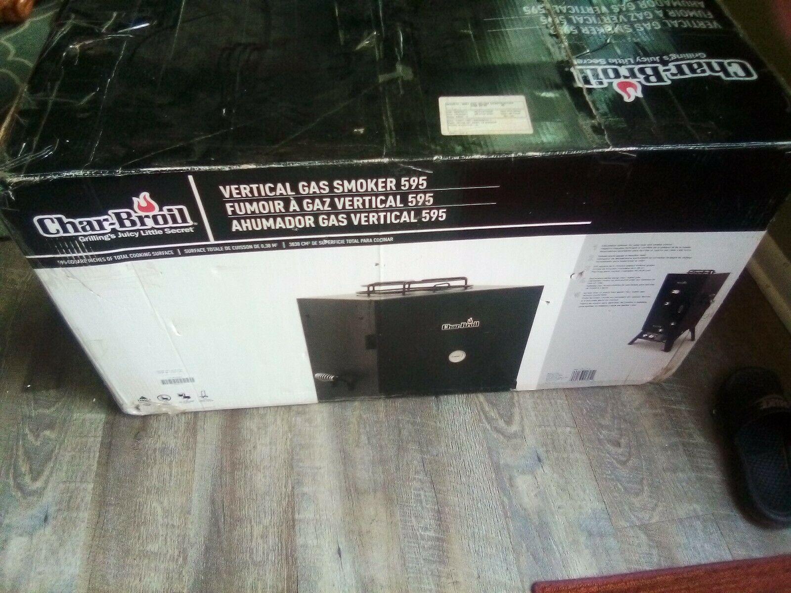 Vertical Liquid Propane Gas Smoker 595 square  coosurface