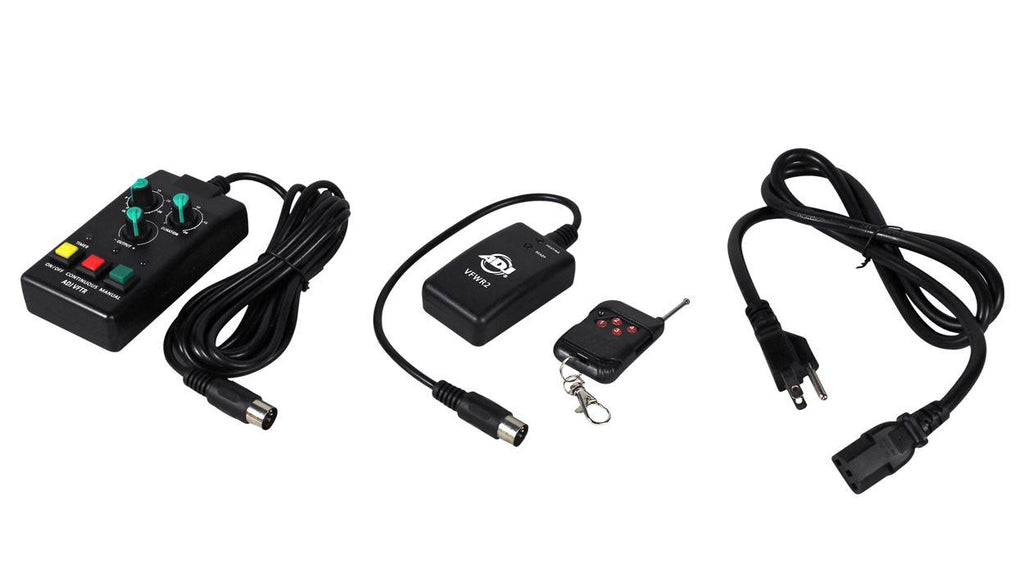 American DJ VF1600 1500w DMX Fog Machine W/ Wired & Wireless Remotes+Fog fluid