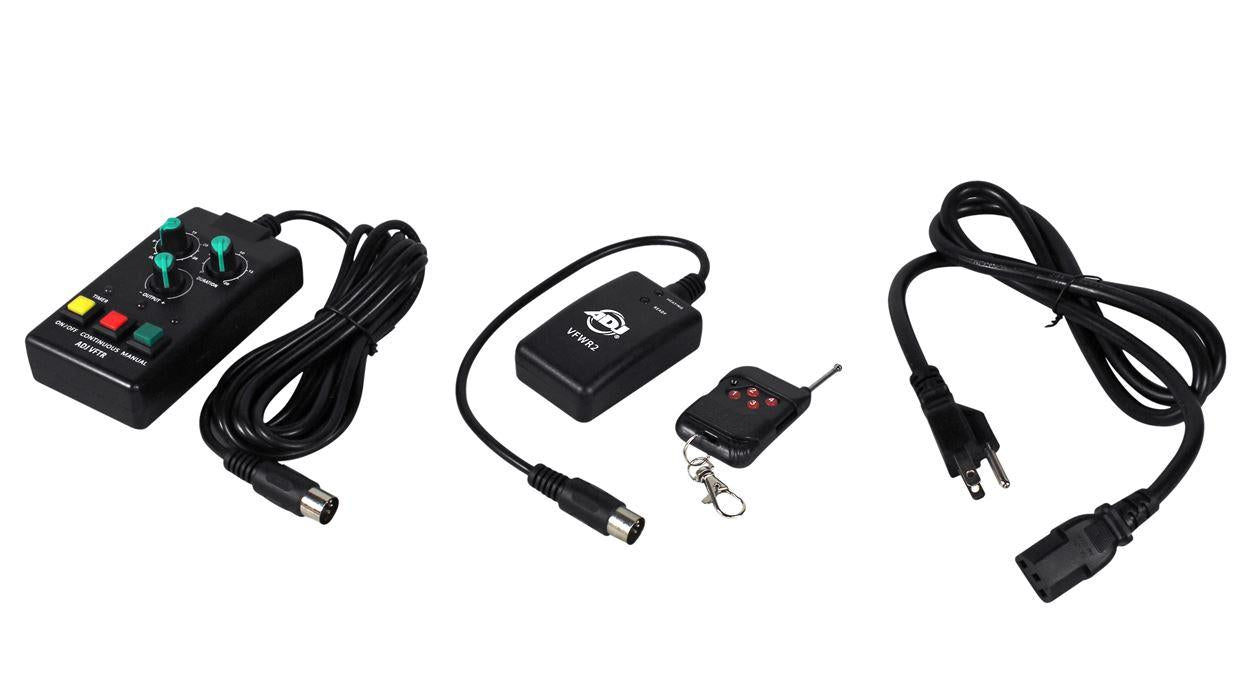 American DJ VF1600 1500w DMX Fog Machine W/ Wired & Wireless Remotes+Fog fluid