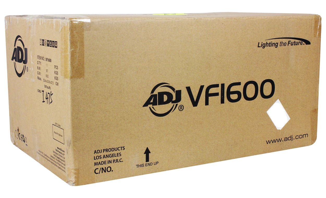 American DJ VF1600 1500w DMX Fog Machine W/ Wired & Wireless Remotes+Fog fluid