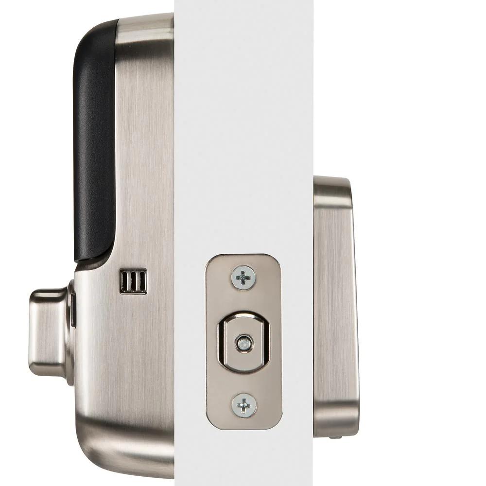 Assure Lock SL Satin Nickel Thumbturn Deadbolt with Slim Touchscreen Keypad