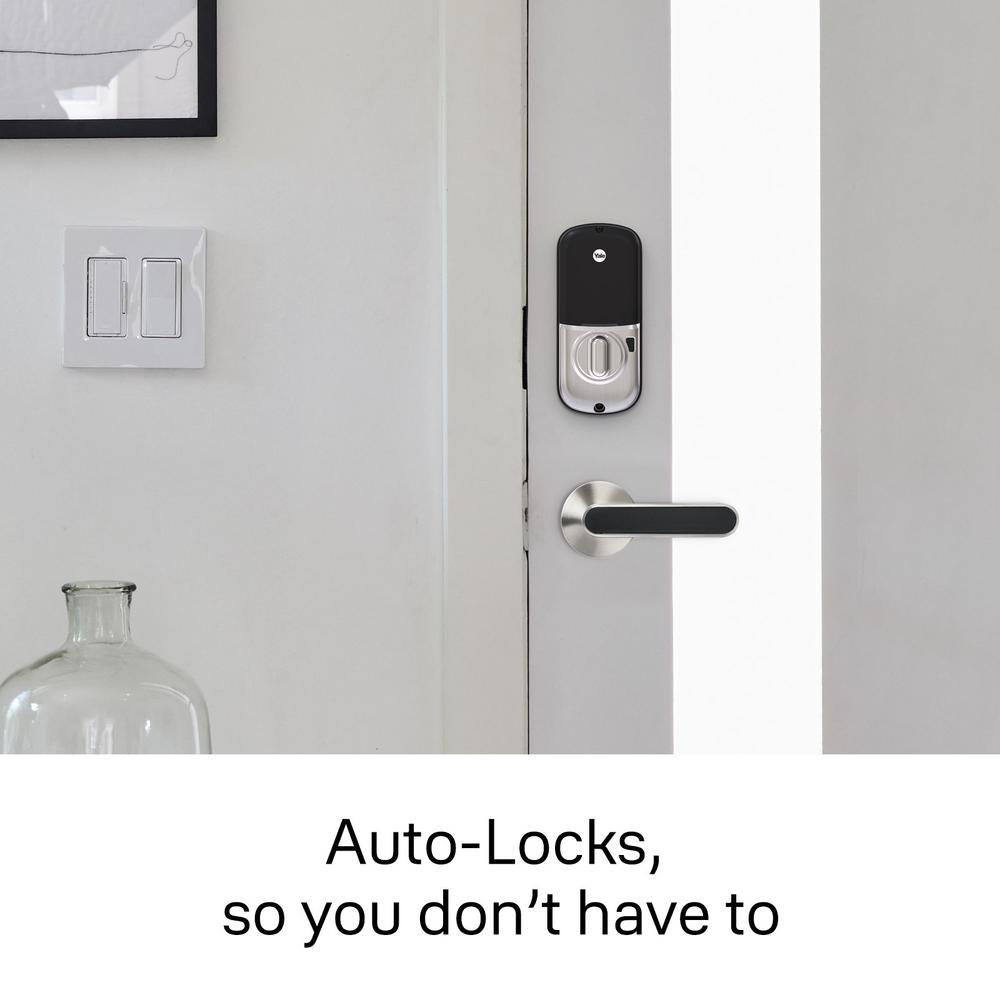 Assure Lock SL Satin Nickel Thumbturn Deadbolt with Slim Touchscreen Keypad