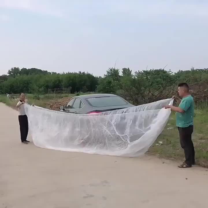 PE Plastic Car Cover Transparent Waterproof Dustproof Vehicle Protection Anti-Scratch Soft Material