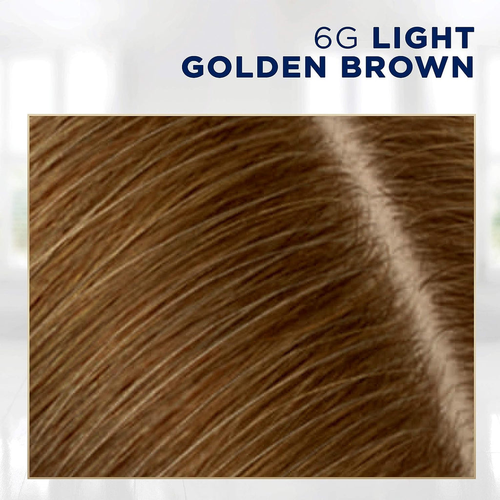 Clairol Root Touch-Up by Nice'n Easy Permanent Hair Dye, 6G Light Golden Brown Hair Color, Pack of 2