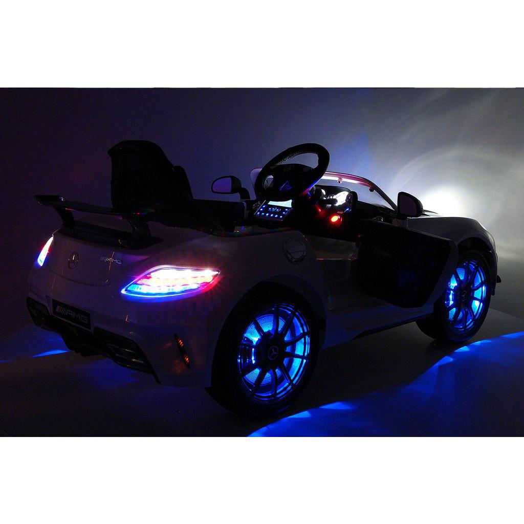 2023 LICENSED MERCEDES SLS AMG EDITION,ELECTRIC KIDS RIDE-ON CAR,GIRLS&amp;BOYS,3-6 YEARS,MP3+MP4 LCD ENTERTAINMENT SYSTEM,RUBBER TIRES,LEATHER SEAT,LED BODY TRIM,PARENTAL REMOTE|CHERRY RED METALLIC