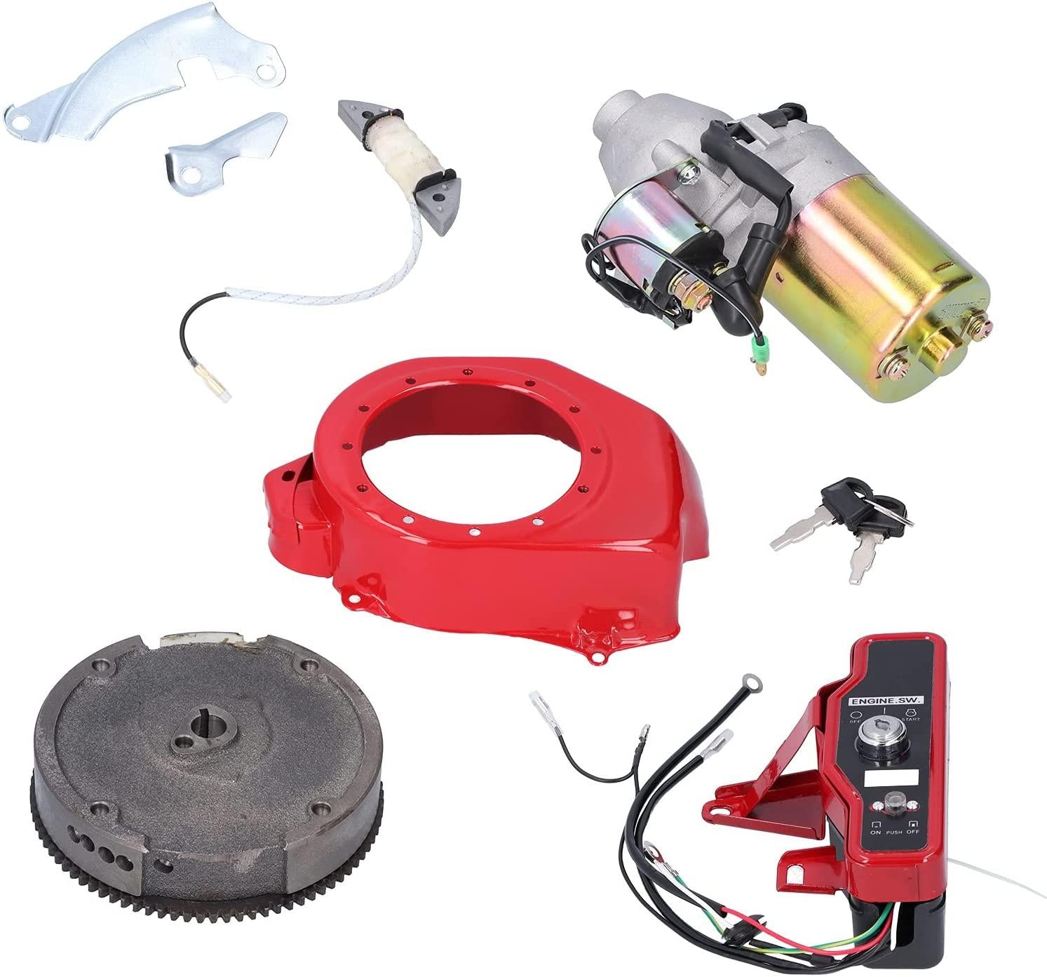 Omabeta Electric Freewheel, Gasoline Engine Key Box Good Heat Dissipation Runs Smoothly for Gasoline Engine Parts for Generators for Adults